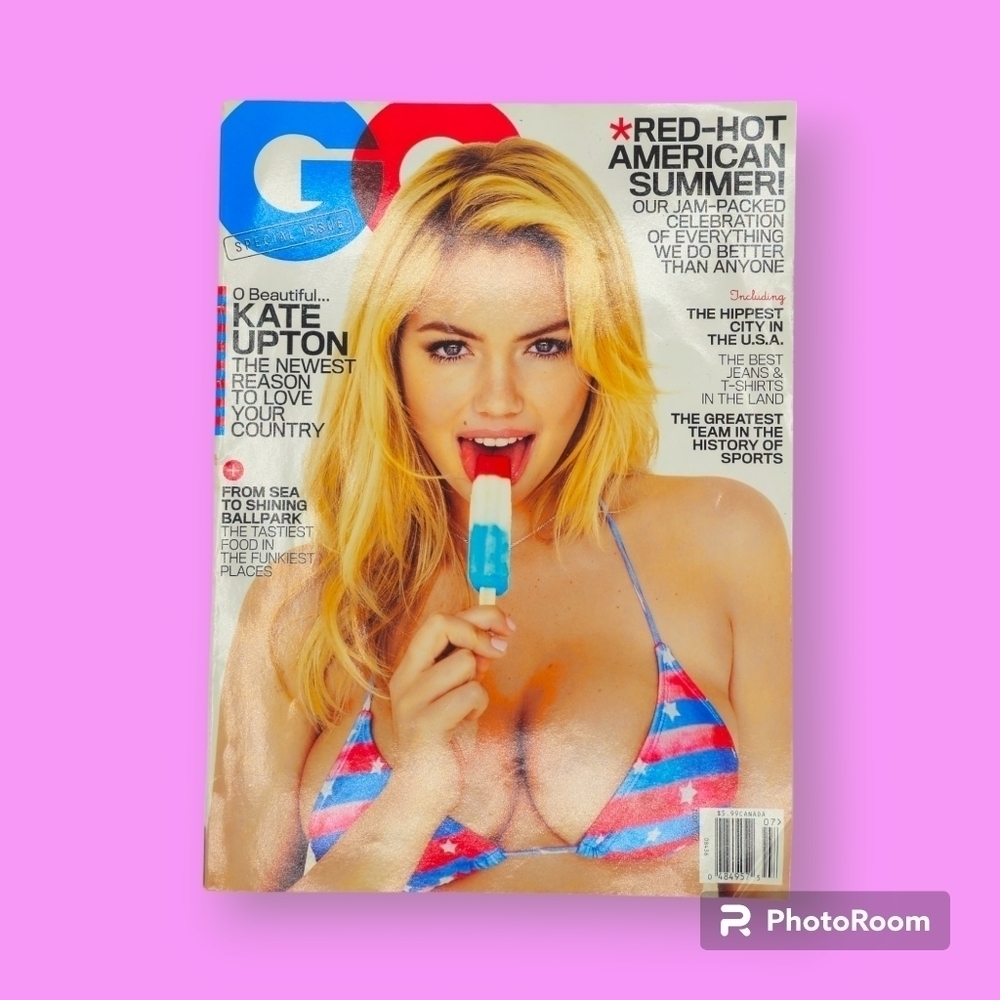 GQ Magazine July 2012 Special Summer Issue Kate Upton